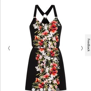 WHBM Tropical Floral Dress